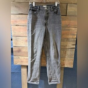 Abercrombie & Fitch Curve Love Grey Jeans